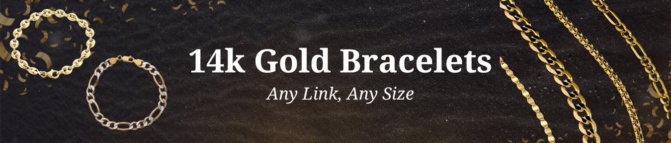 14k Gold Bracelets