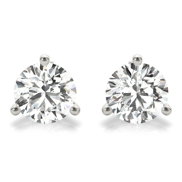 Diamond Stud Martini Earrings Round 0.25 ct tw 14kt Gold. Additional 10% off at checkout