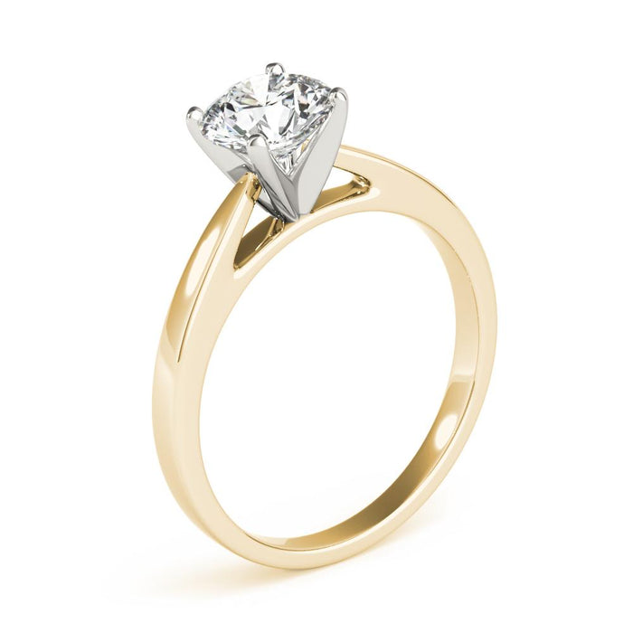 0.75ct Solitaire Round Diamond Engagement Ring Women's 14kt Gold