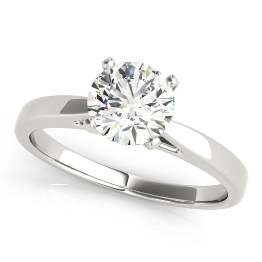 0.25ct Solitaire Round Diamond Engagement Ring Women's 14kt Gold