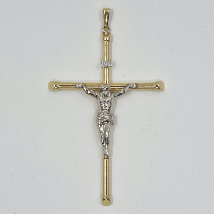 14kt Medium Cross Crucifix Pendant