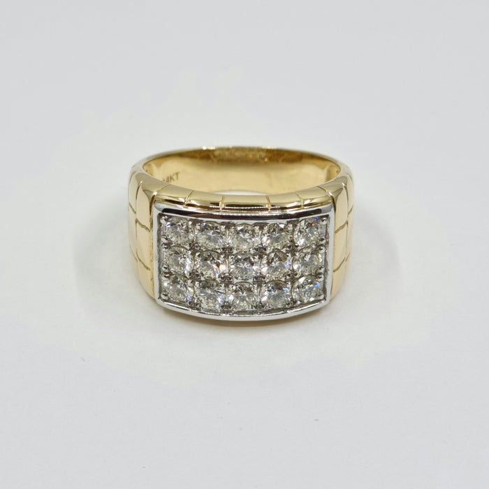 Men's Ring Diamonds 2.75 ct tw 14kt Gold