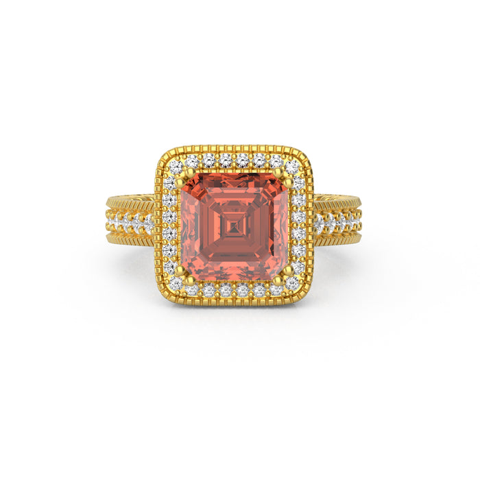 "Beauty in Detail" Ring with 4.12ct Dominicanique