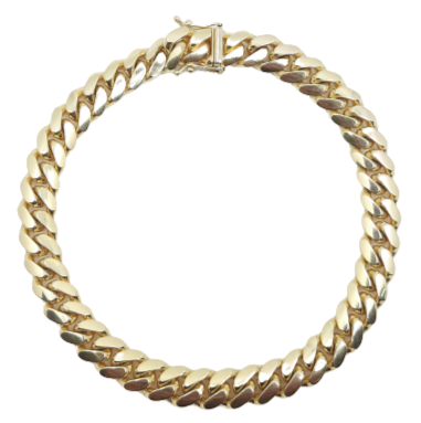Women's Miami Cuban Bracelet 10kt 5MM 8.5