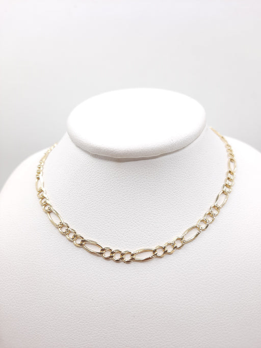 Figaro Link 10k 4MM - All lengths available