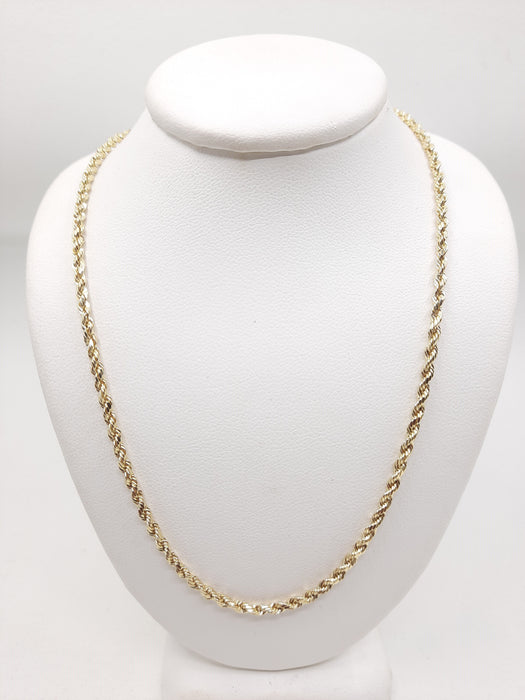 Rope Chain 14kt 2.5MM - All lengths available