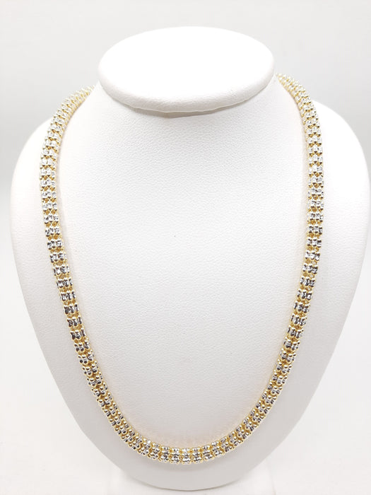 Diamond Marquise Chain 10k 4MM - All lengths available