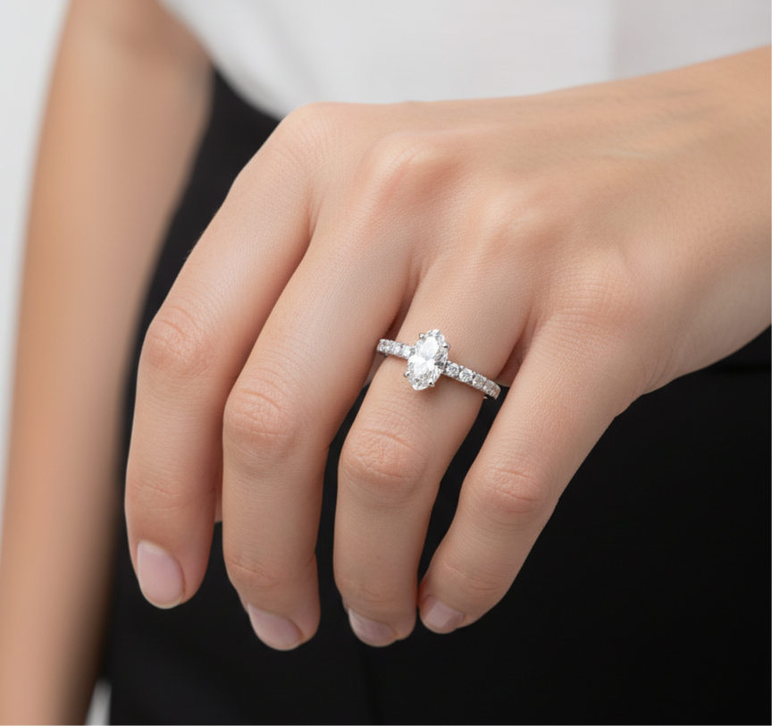 Marquise Diamond Ring 1.00CTW in 14k Gold