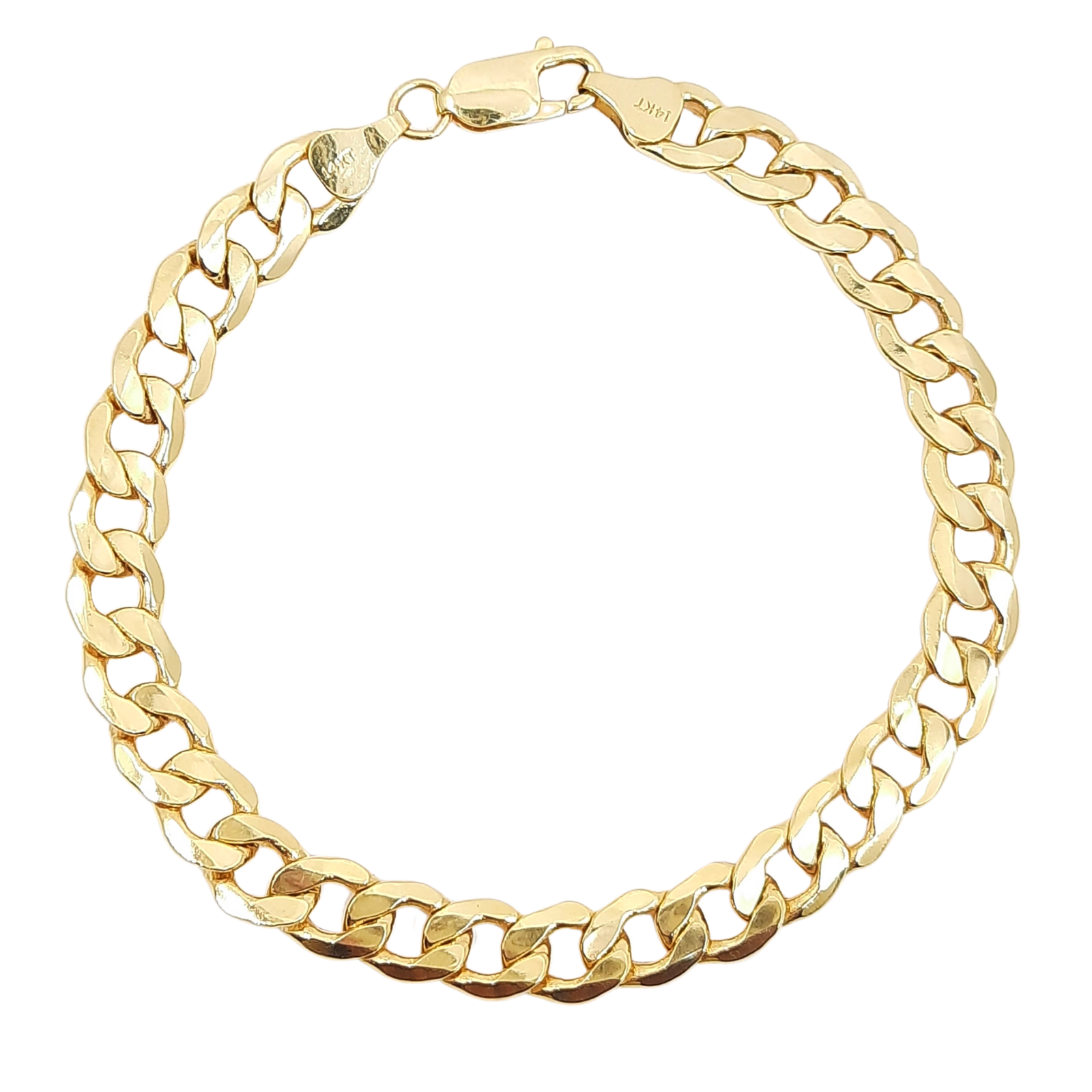 Women's Cuban Link Bracelet 10kt 8MM 8.5