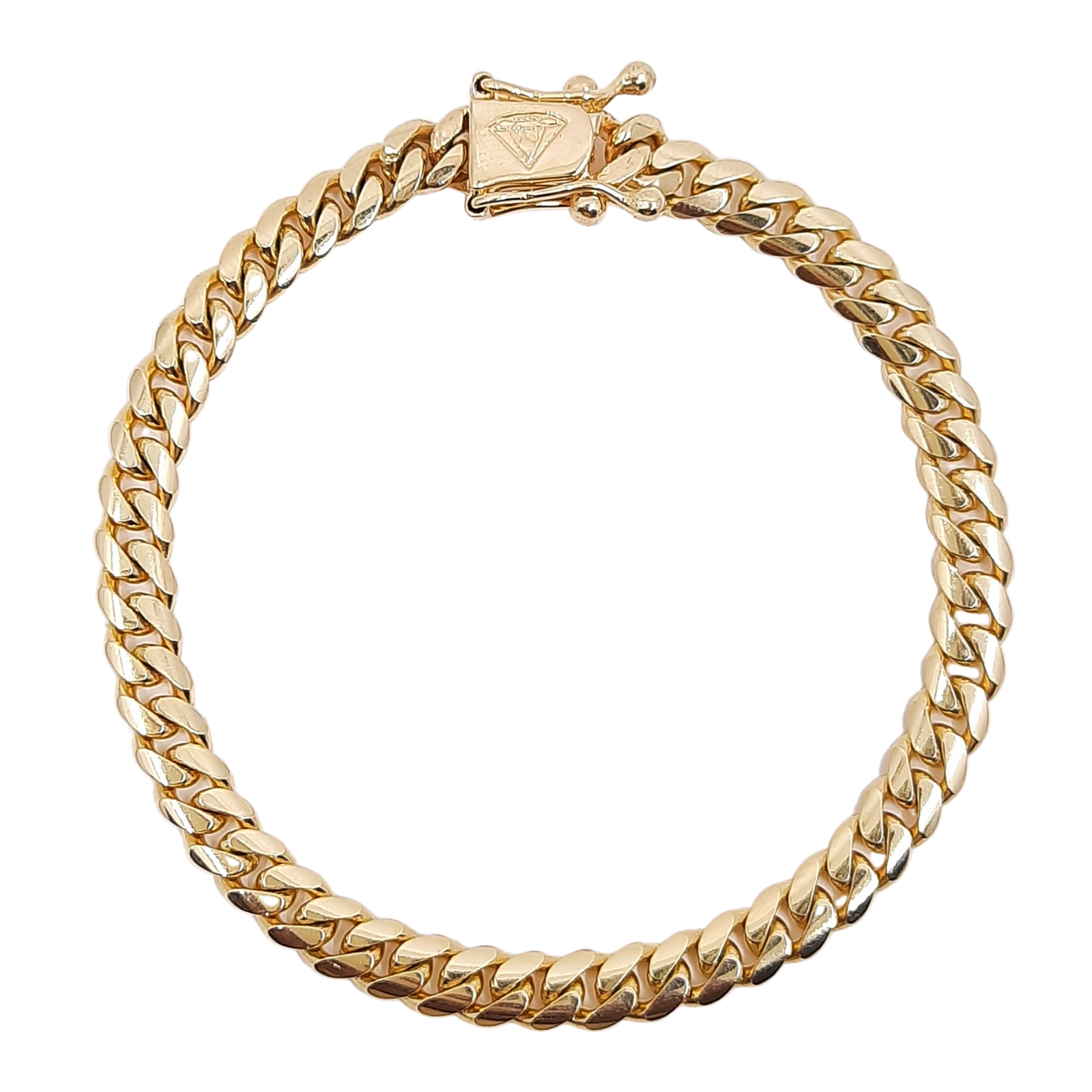 Women's Miami Cuban Bracelet 10kt 6MM 8.5