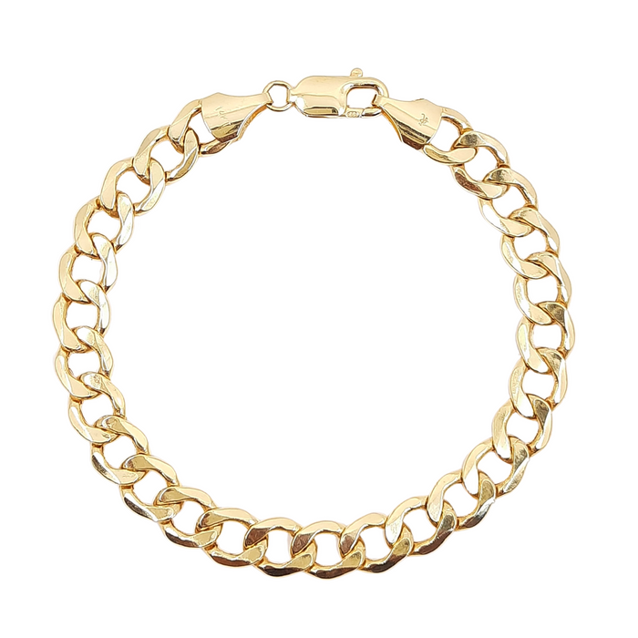 Women's Cuban Link Bracelet 10kt 9MM 9"