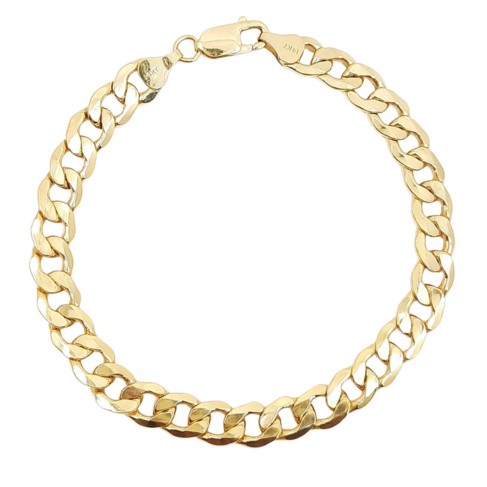 Cuban Link Bracelet 10kt 8MM 8.5"