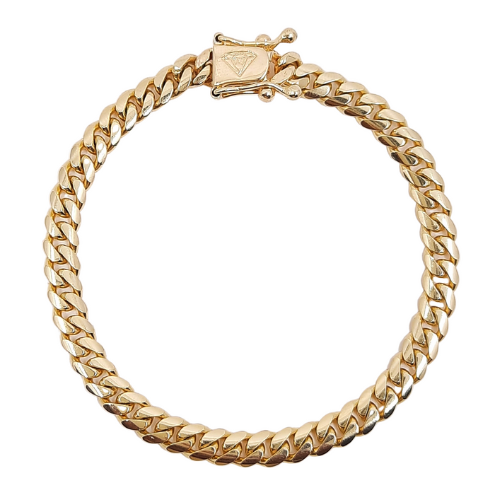 Miami Cuban Bracelet 10kt 6MM 8.5" Heavy