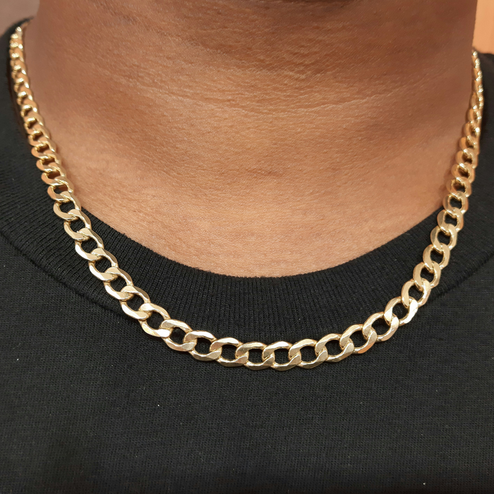 Cuban Link Chain 10k 6.5MM - All lengths available