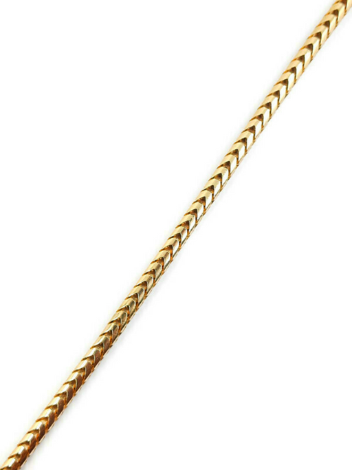 Women's Round Franco Link Bracelet 10kt 3.5MM 8.5