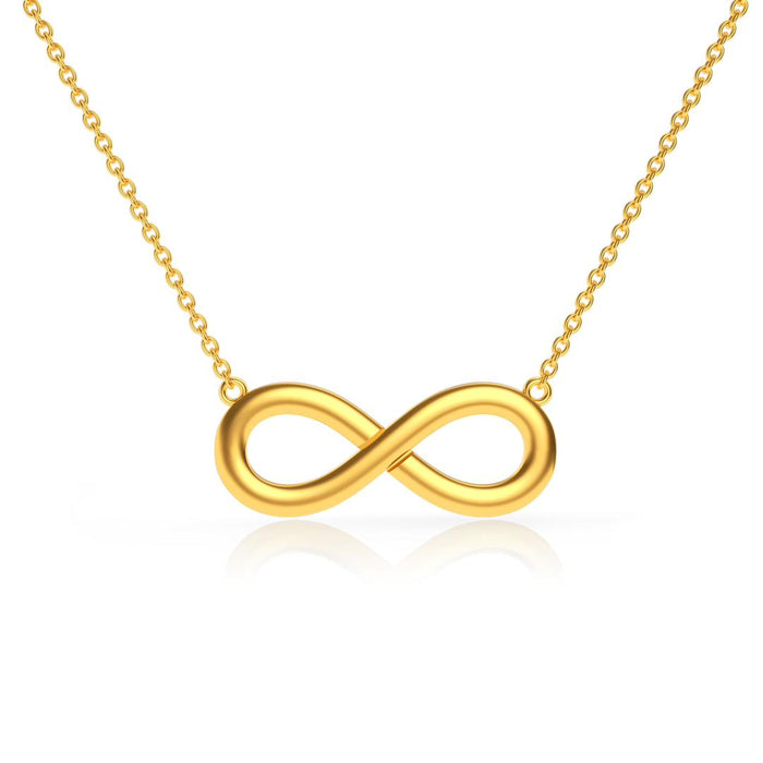 Infinity Necklace Small in 14kt Gold