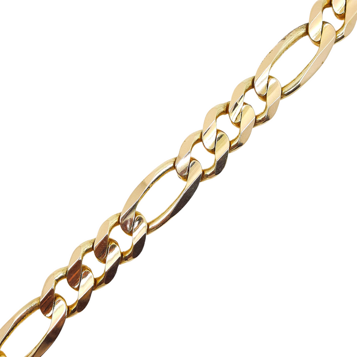 Women's Figaro Link Bracelet 10kt 13MM 8.5"