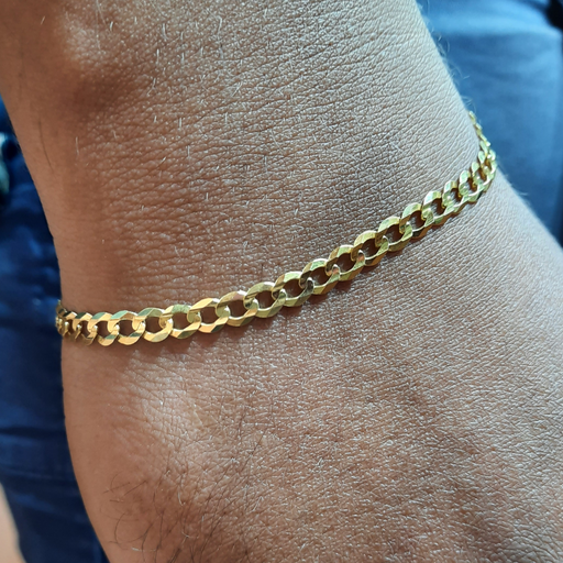 Cuban Link Bracelet 10kt 5MM 8