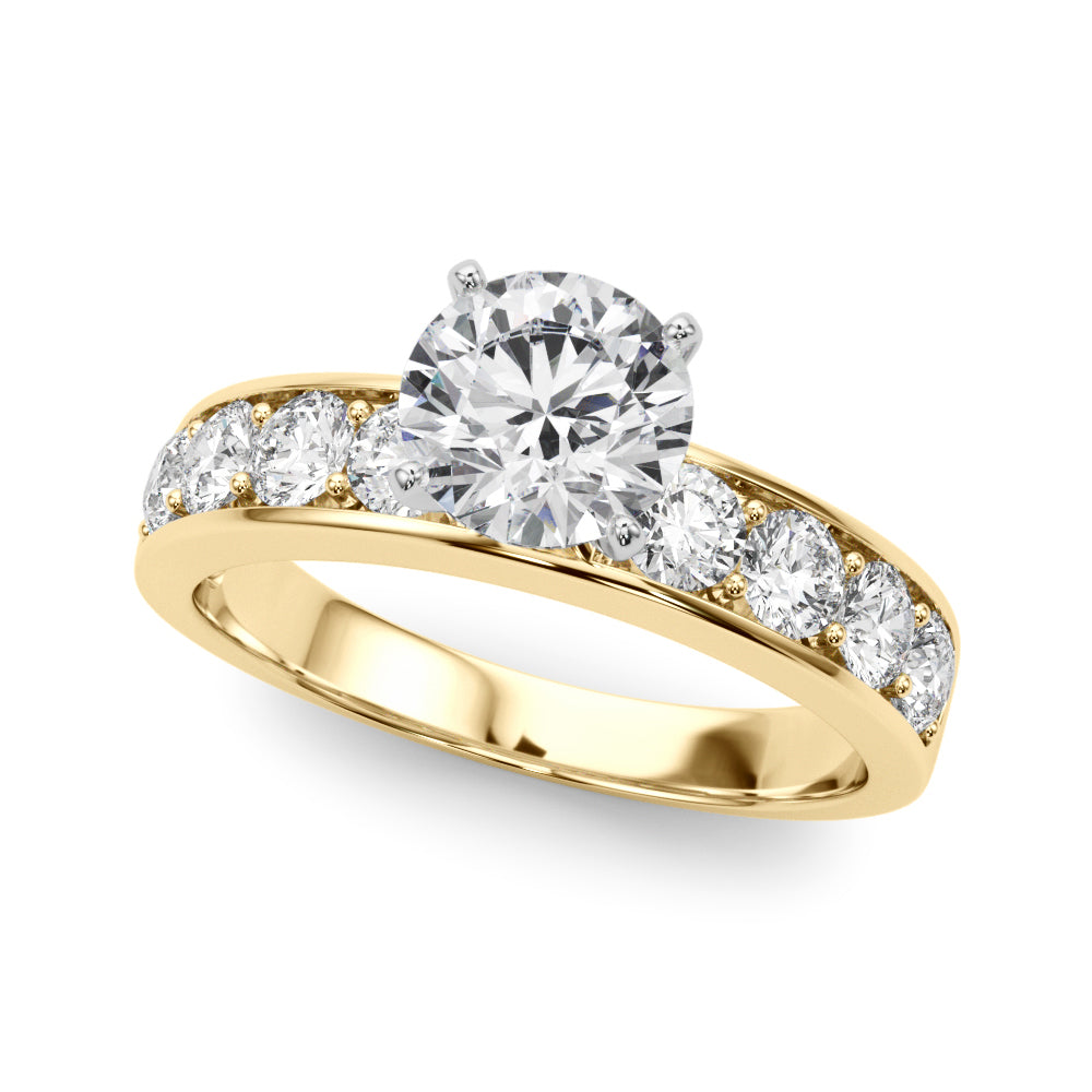 Lab Grown Diamond Ring 0.90CTW in 14K Gold