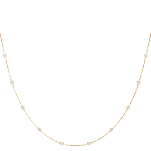Diamond by the Yard Station Necklace 1.00 CTW