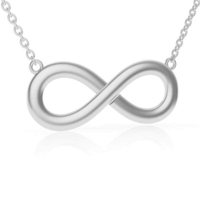 Infinity Necklace Large in 14kt Gold