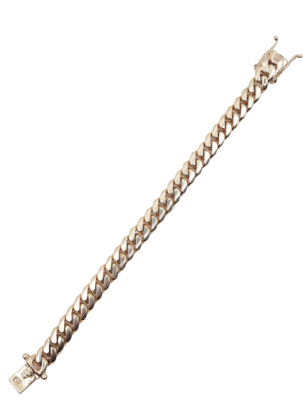 Women's Miami Cuban Bracelet 10kt 10MM 8.5