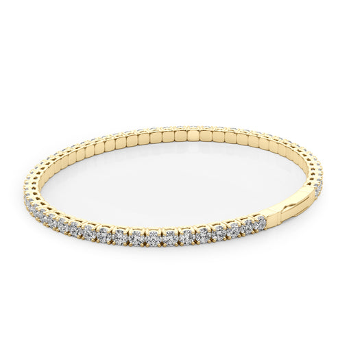 2.70 CTW Full Eternity Diamond Flex Bangle