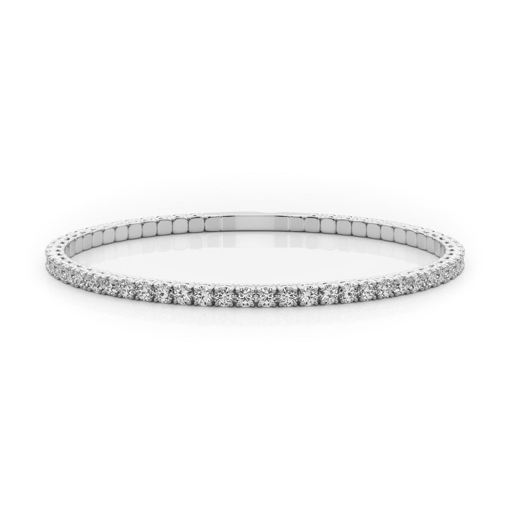 5.00 CTW Full Eternity Diamond Flex Bangle