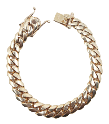 Women's Miami Cuban Bracelet 10kt 10MM 8.5