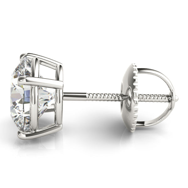 Elegant Round Diamond Stud Earrings set in 14K Gold (1.00ct TW)