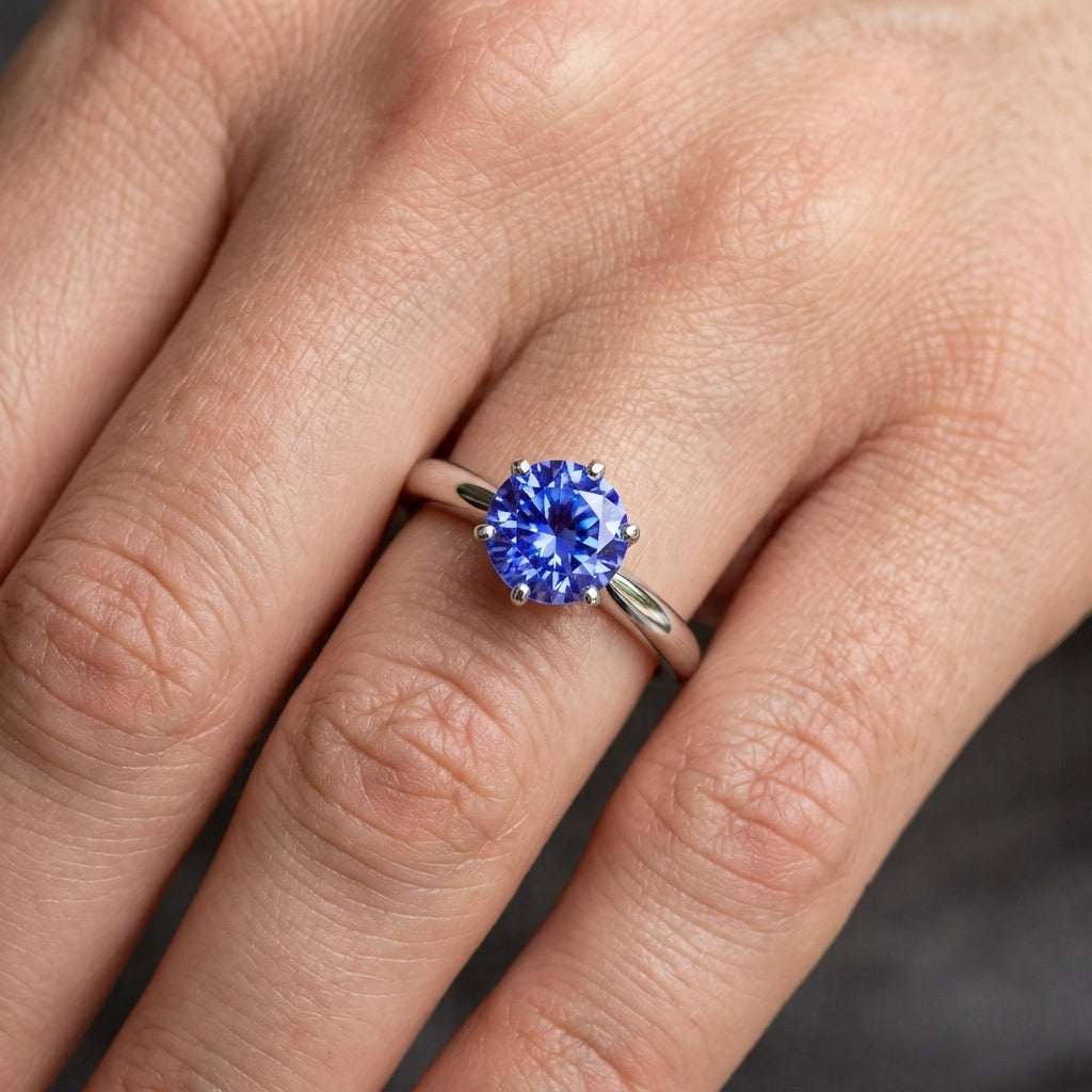 Tanzanite 0.85 ct tw Ring & 14kt Gold