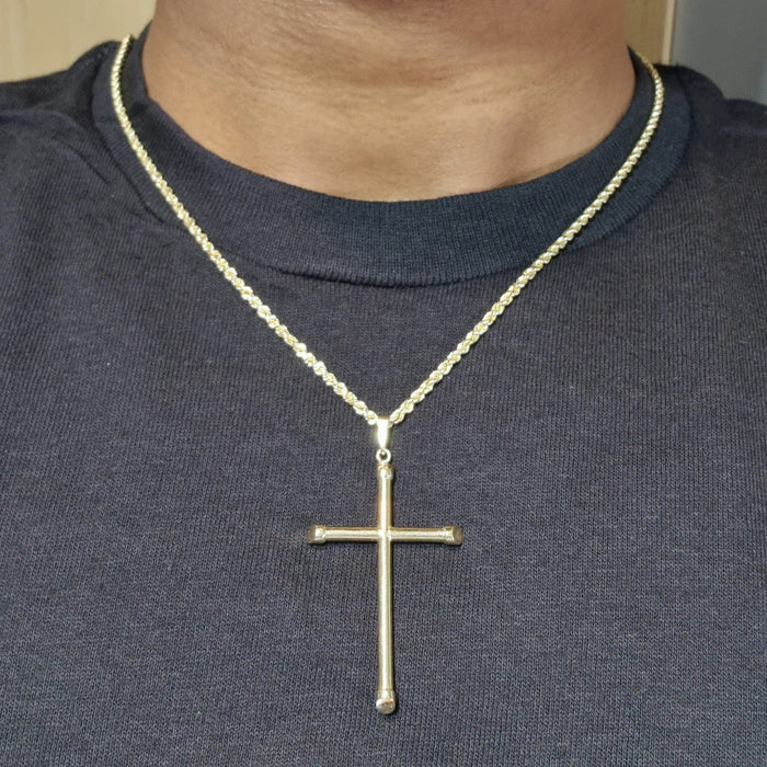 14k Medium Cross Classic Pendant