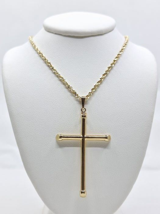 14k Medium Cross Classic Pendant