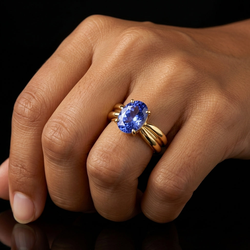 Tanzanite 1.35ct tw Ring 14kt Gold