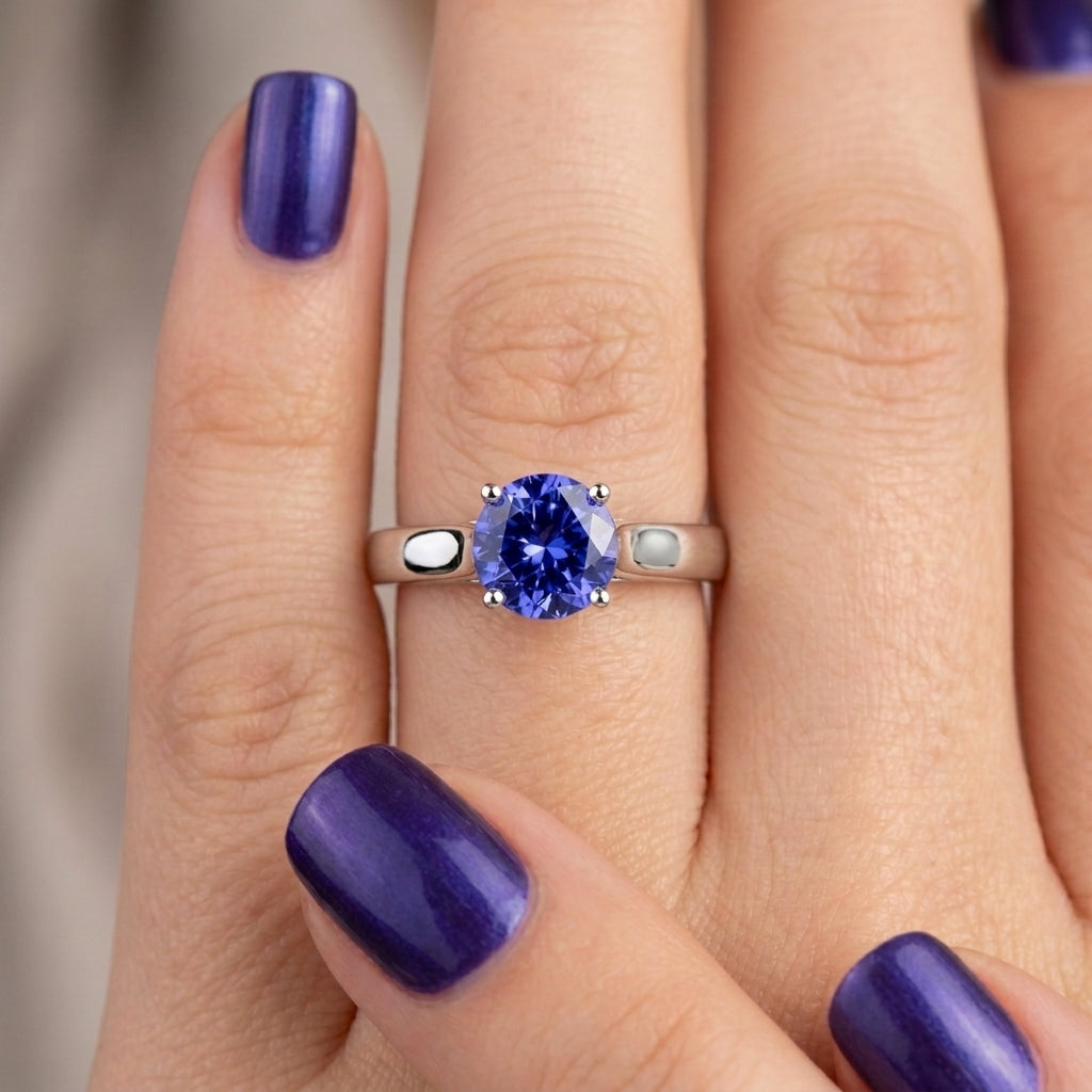 Tanzanite 0.70ct tw Ring 14kt Gold