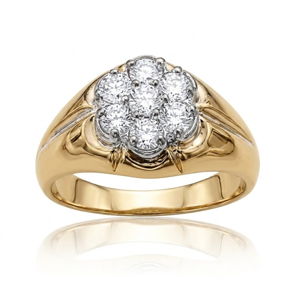 Men’s 14kt Gold Ring with 1.40ct Diamonds