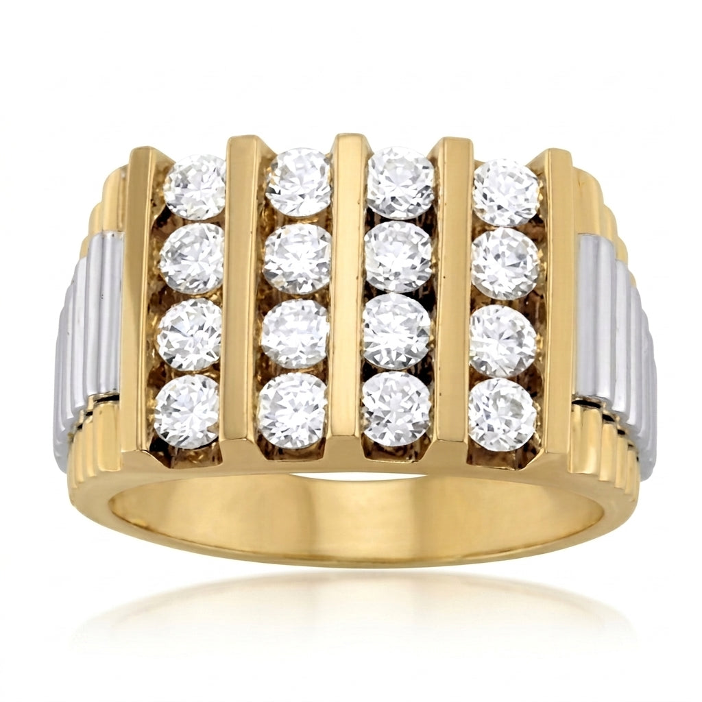 Men's Diamond Ring 2.00 ct tw 14kt Gold
