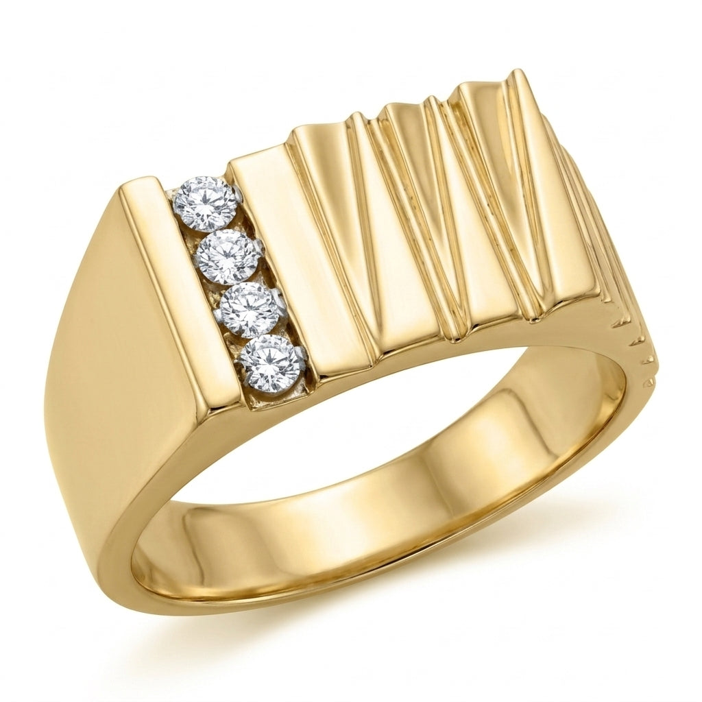 Men's Ring Diamonds 0.50 ct tw 14kt Gold
