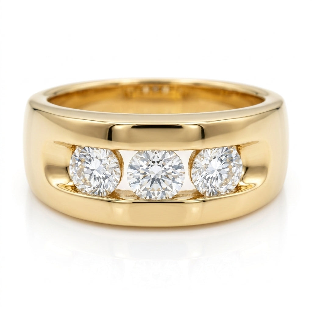Men's Ring Diamonds 0.75 ct tw 14kt Gold