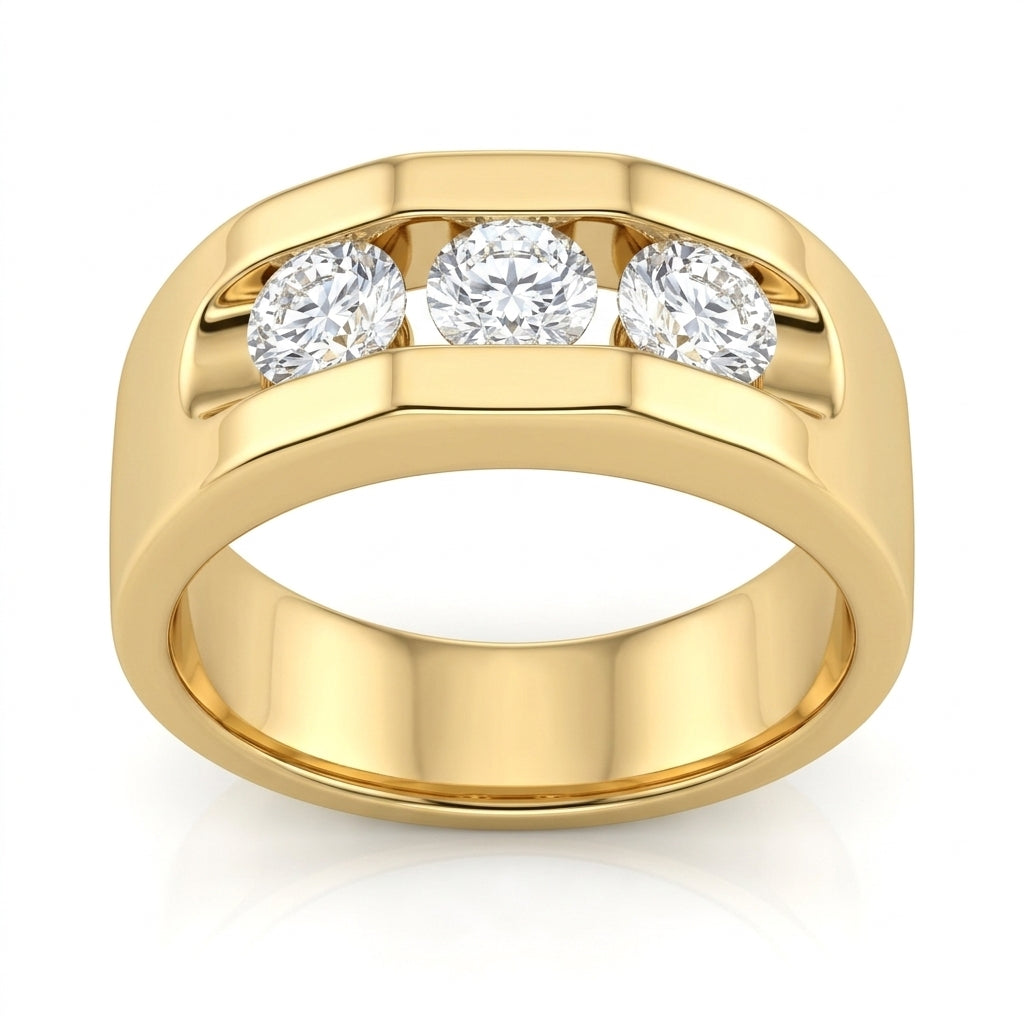 Men's Ring Diamonds 0.75 ct tw 14kt Gold