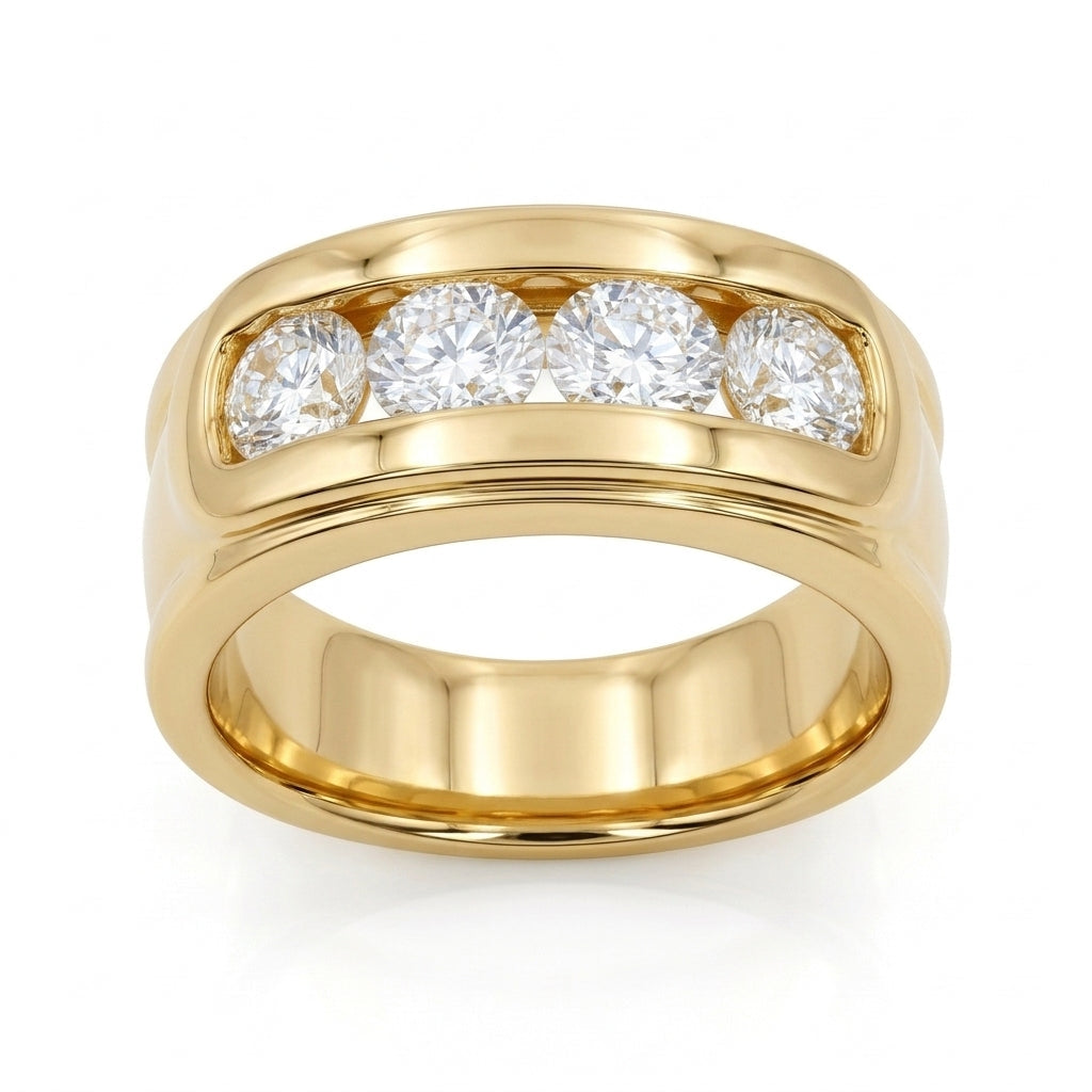 Men's Ring Diamonds 2.00ct tw 14kt Gold