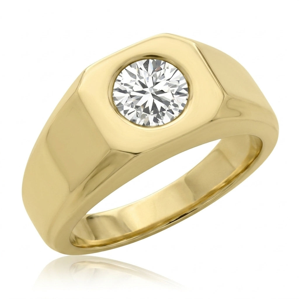 Men's Diamond Ring 1.27ct tw 14kt Gold