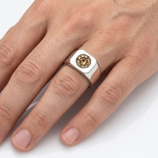Men's Choco Diamond Ring 1ct tw 14kt Gold