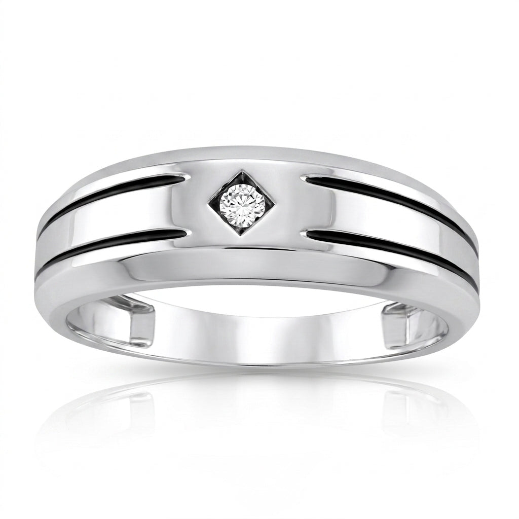 Men's Diamond Ring 0.05 ct tw 14kt Gold
