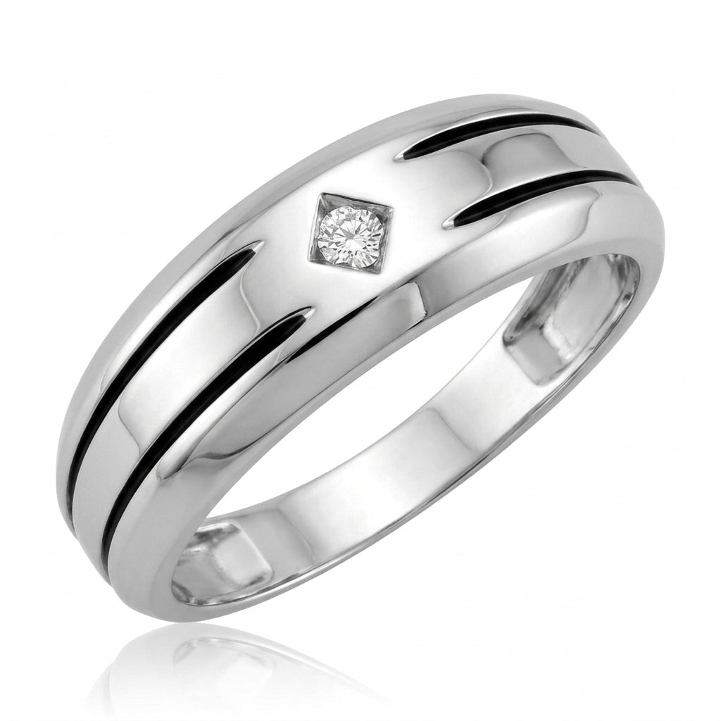 Men's Diamond Ring 0.05 ct tw 14kt Gold