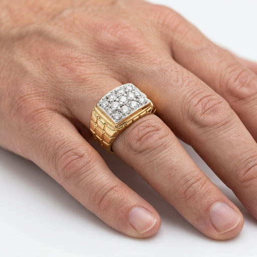 Men's Ring Diamonds 2.75 ct tw 14kt Gold