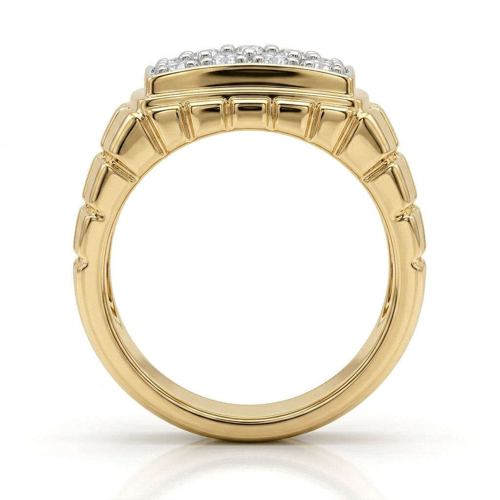 Men's Ring Diamonds 2.75 ct tw 14kt Gold