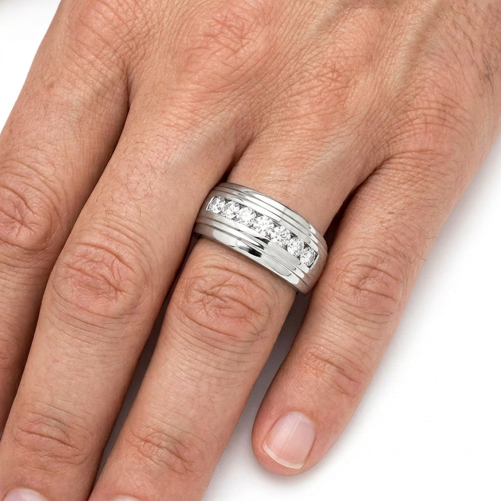 Men's Ring Diamonds 1.00cttw 14kt Gold