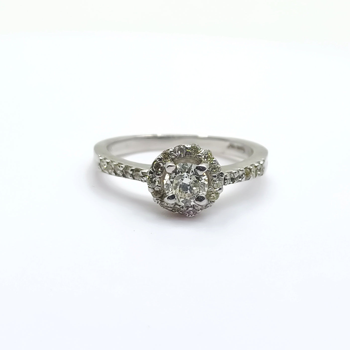 Diamond Engagement Ring Women's 0.75cttw 14kt Gold