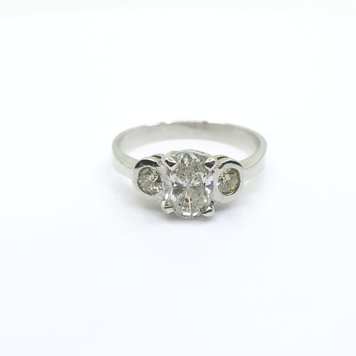 Diamond Engagement Ring Women's Oval 1.25cttw 14kt Gold